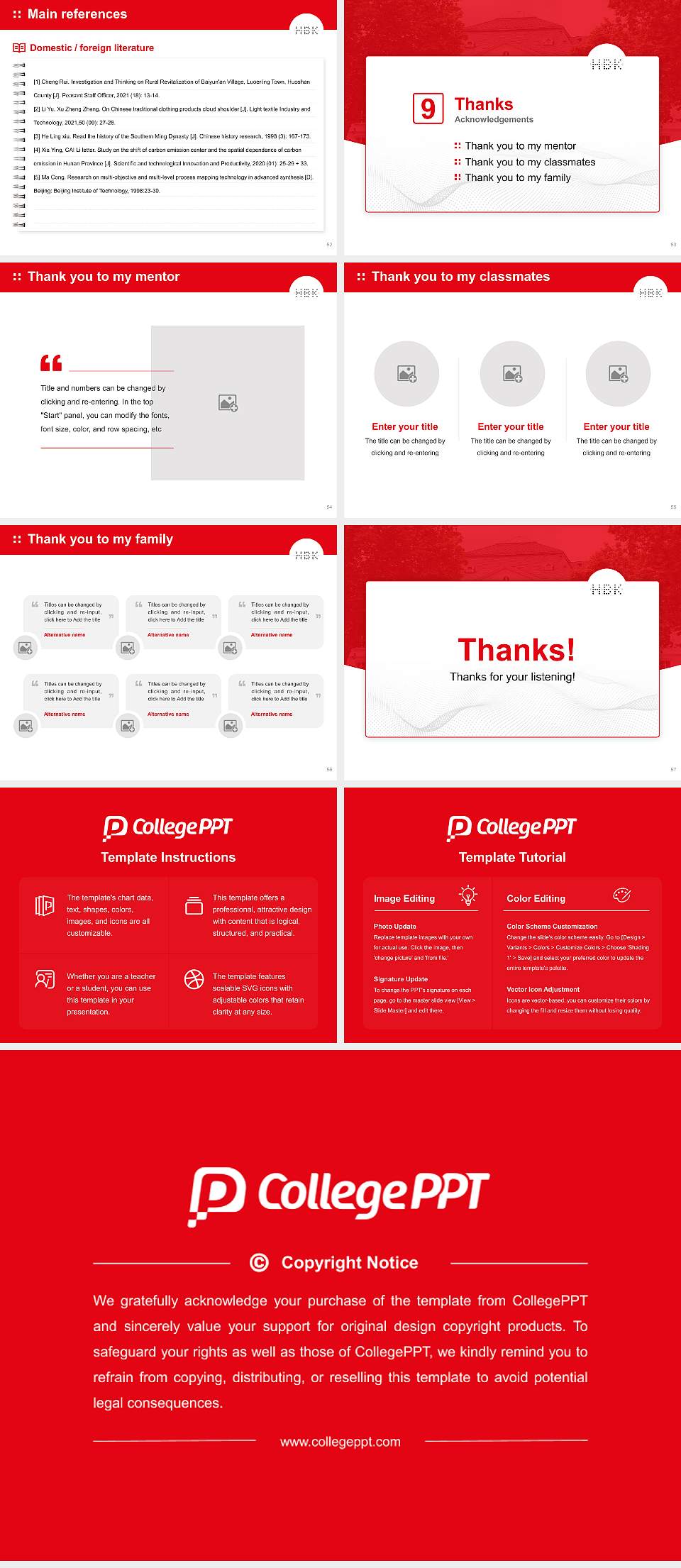 University of Fine Arts Saar Graduation Thesis Defense PPT Template4:3 ratio PPT effect preview image7