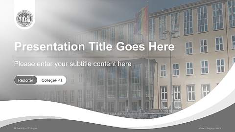 University of Cologne Lecture Sharing and Networking Event PPT Template