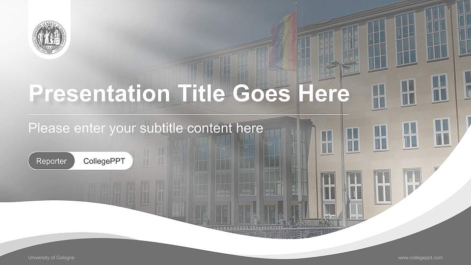 University of Cologne Lecture Sharing and Networking Event PPT Template16:9 ratio PPT effect preview image