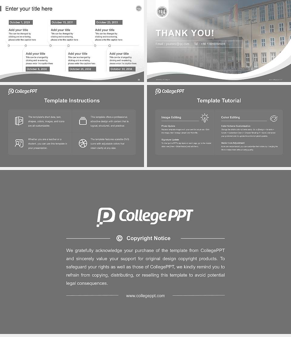 University of Cologne Lecture Sharing and Networking Event PPT Template16:9 ratio PPT effect preview image4