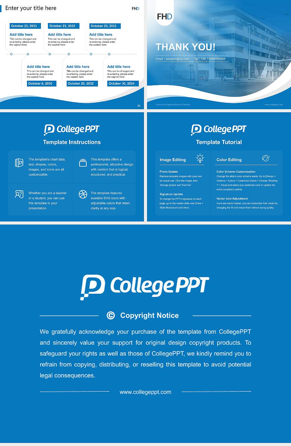 University of Applied Sciences Dresden Lecture Sharing and Networking Event PPT Template4:3 ratio PPT effect preview image4