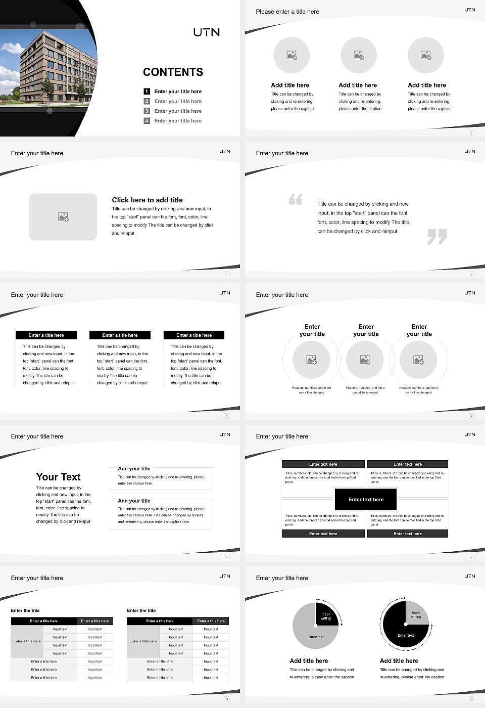 Technical University of Nuremberg Course/Courseware Creation PPT Template16:9 ratio PPT effect preview image2