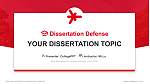 RheinMain University of Applied Sciences Graduation Thesis Defense PPT Template