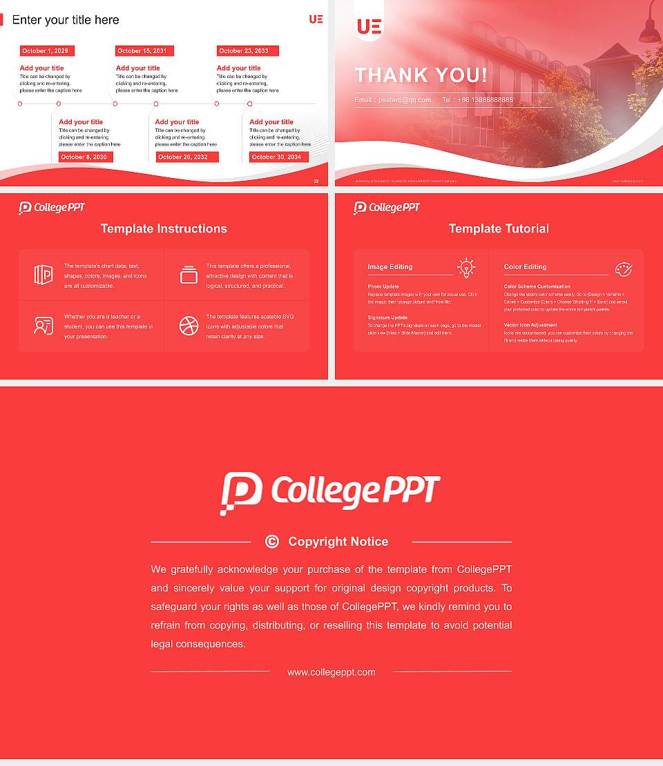 University of Europe for Applied Sciences – Iserlohn campus Lecture Sharing and Networking Event PPT Template16:9 ratio PPT effect preview image4