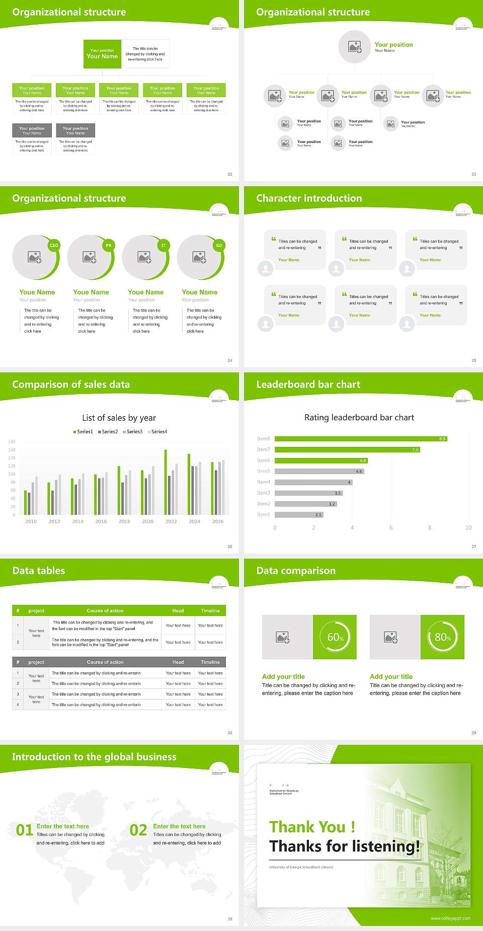 University of Design Schwäbisch Gmünd Academic Presentation/Research Findings Report PPT Template4:3 ratio PPT effect preview image4