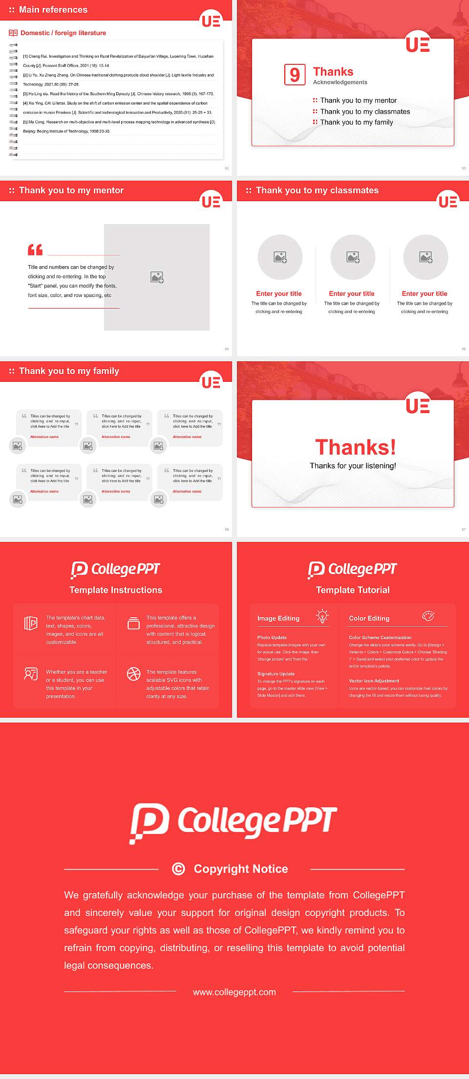 University of Europe for Applied Sciences – Iserlohn campus Graduation Thesis Defense PPT Template4:3 ratio PPT effect preview image7