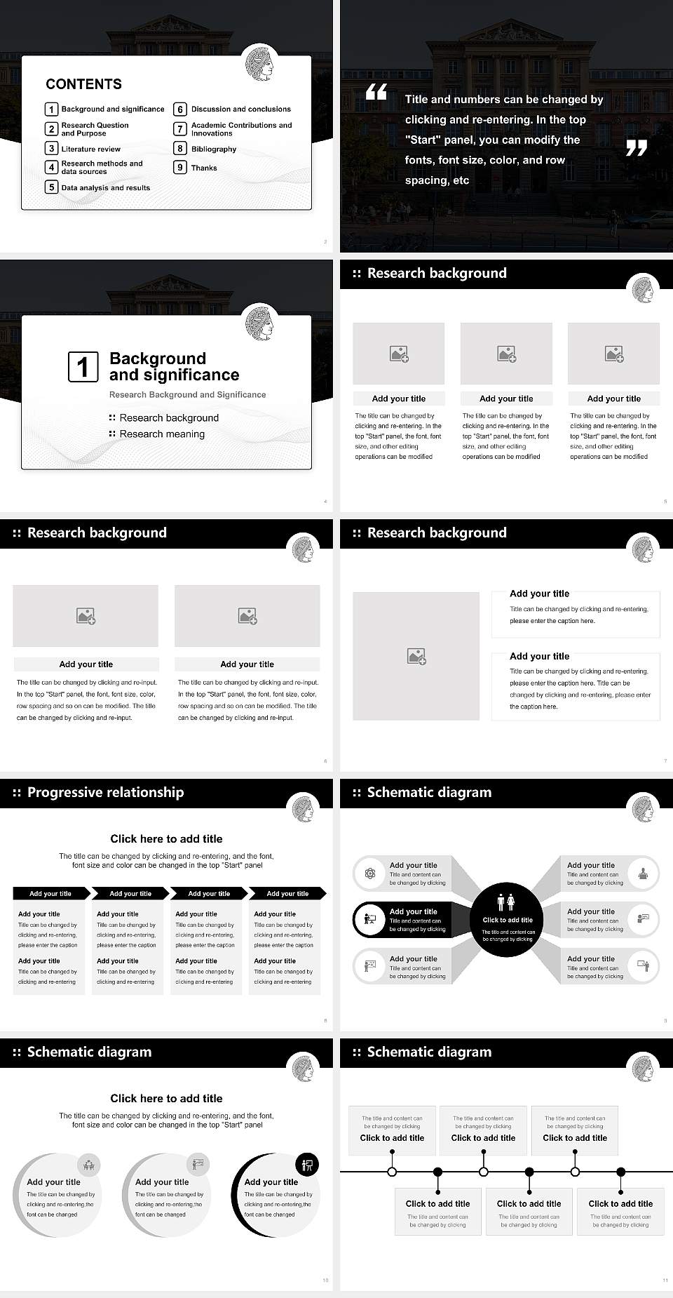 Technical University of Darmstadt Graduation Thesis Defense PPT Template4:3 ratio PPT effect preview image2