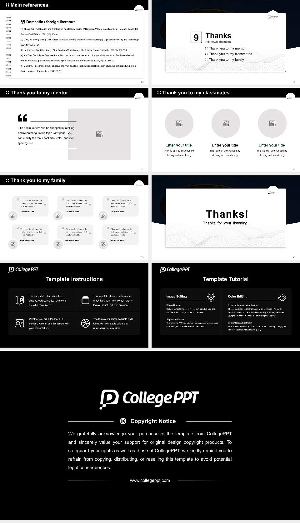 State University of Music and Performing Arts Stuttgart Graduation Thesis Defense PPT Template16:9 ratio PPT effect preview image7
