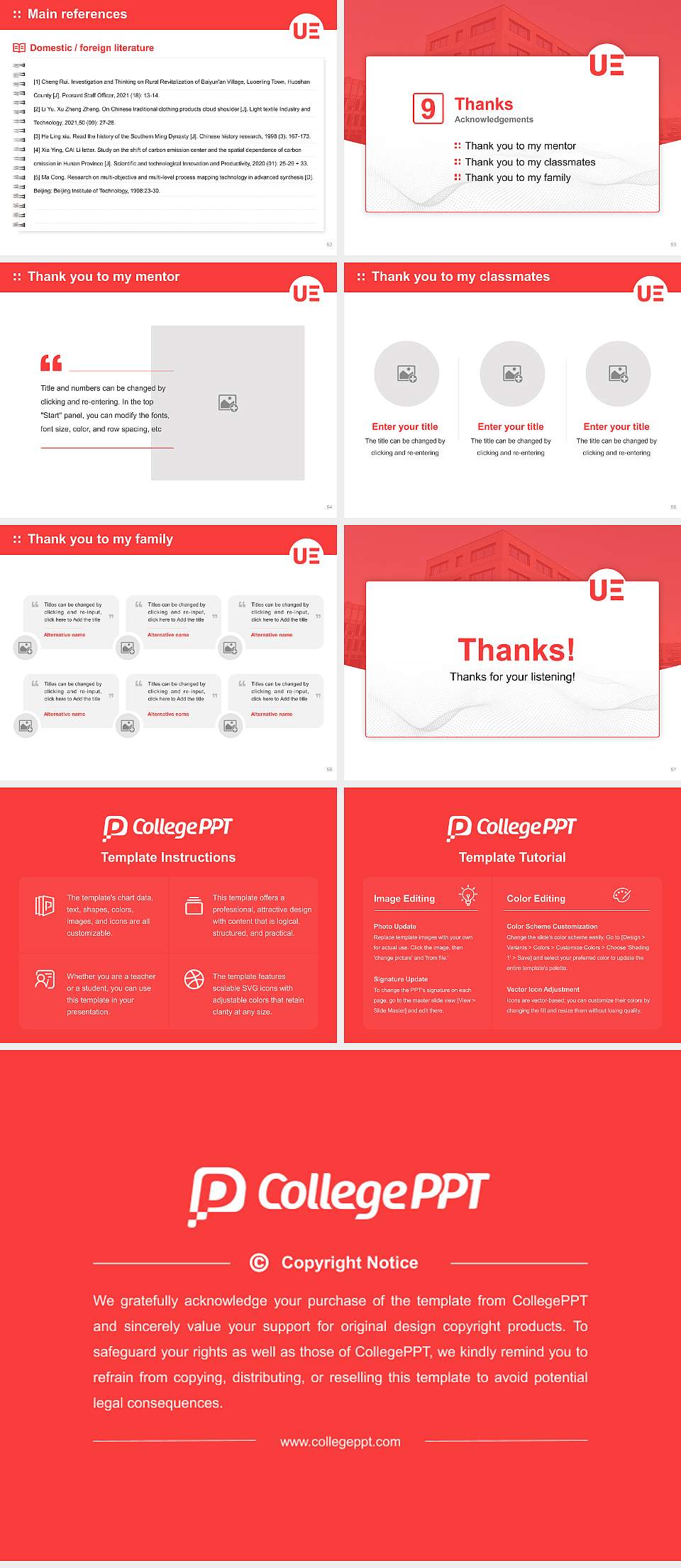 University of Europe for Applied Sciences – Potsdam campus Graduation Thesis Defense PPT Template4:3 ratio PPT effect preview image7