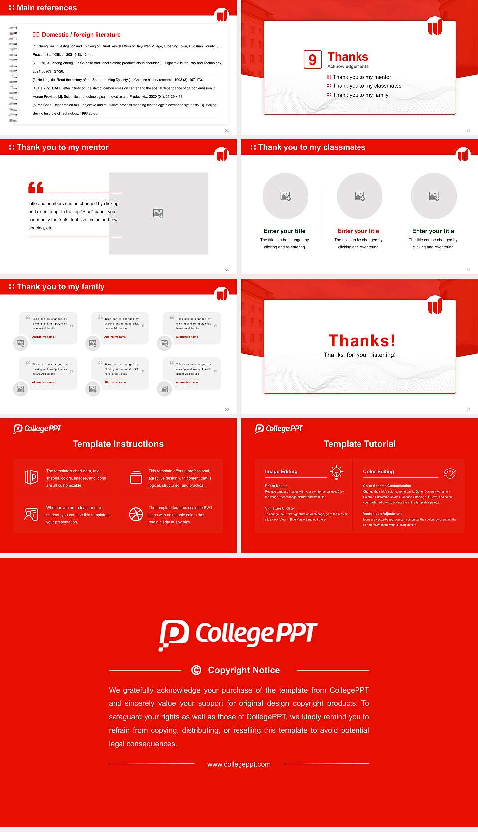 University of Education Weingarten Graduation Thesis Defense PPT Template16:9 ratio PPT effect preview image7