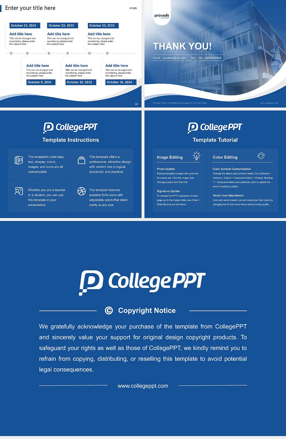 Provadis School of International Management and Technology Lecture Sharing and Networking Event PPT Template4:3 ratio PPT effect preview image4