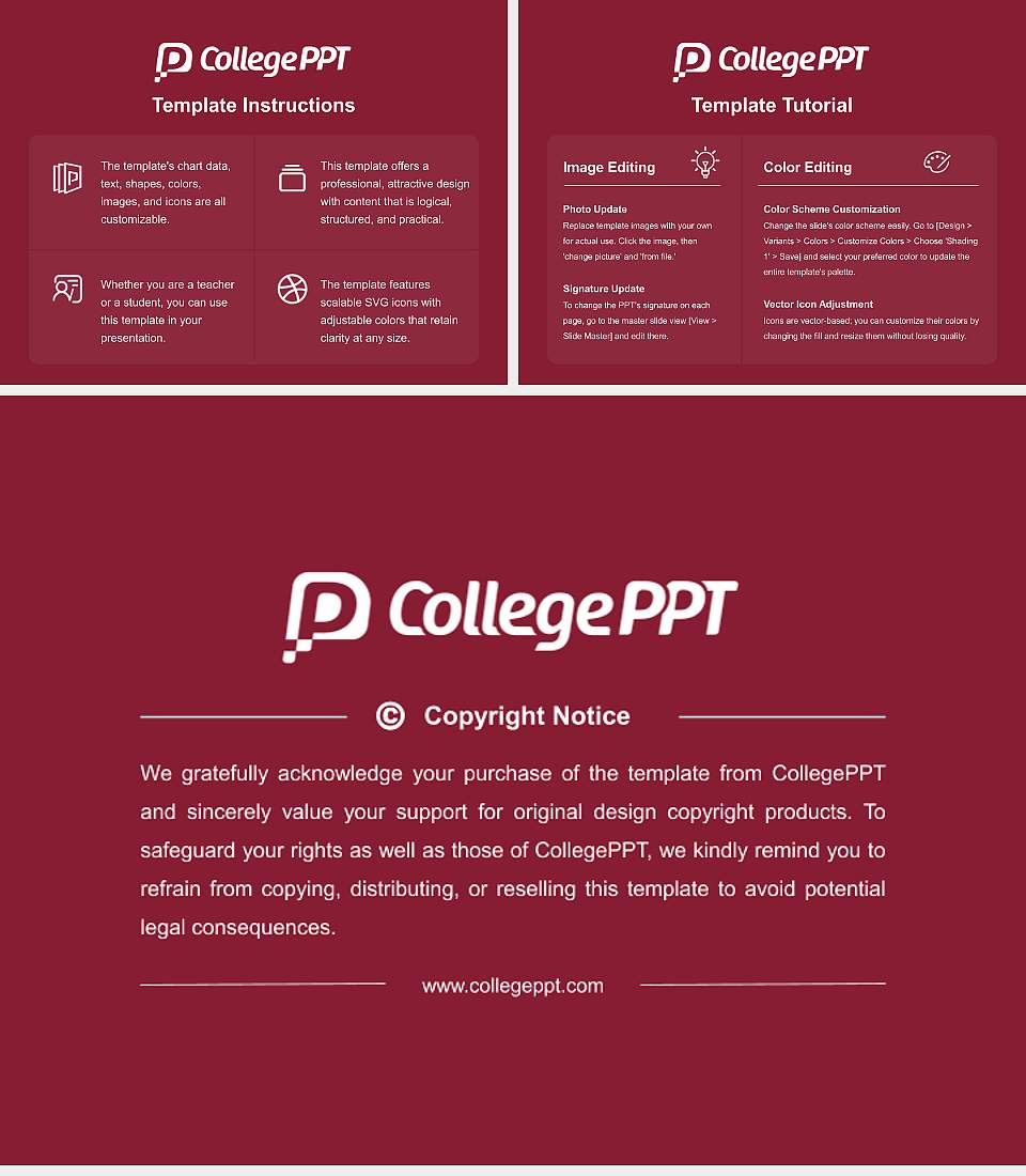 University of Finance Rhineland-Palatinate Course/Courseware Creation PPT Template4:3 ratio PPT effect preview image5