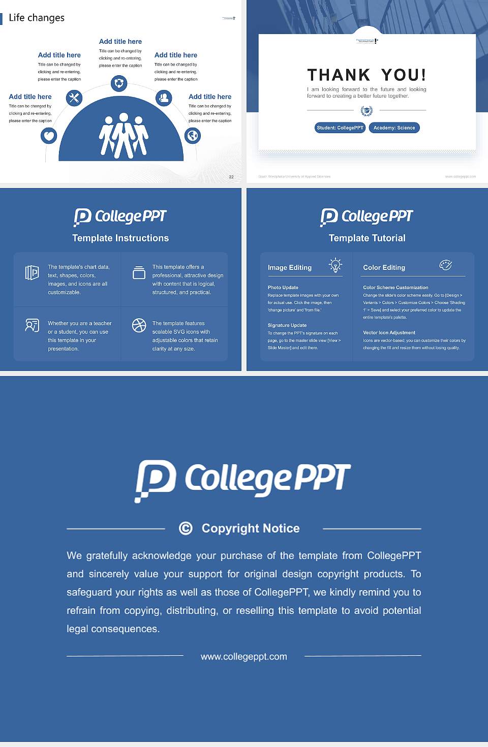 South Westphalia University of Applied Sciences National Scholarship Defense PPT Template4:3 ratio PPT effect preview image4