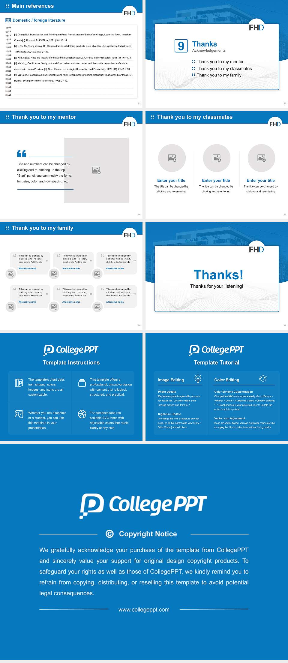 University of Applied Sciences Dresden Graduation Thesis Defense PPT Template4:3 ratio PPT effect preview image7