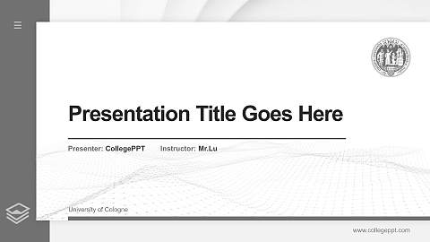 University of Cologne Thesis Proposal/Graduation Defense PPT Template