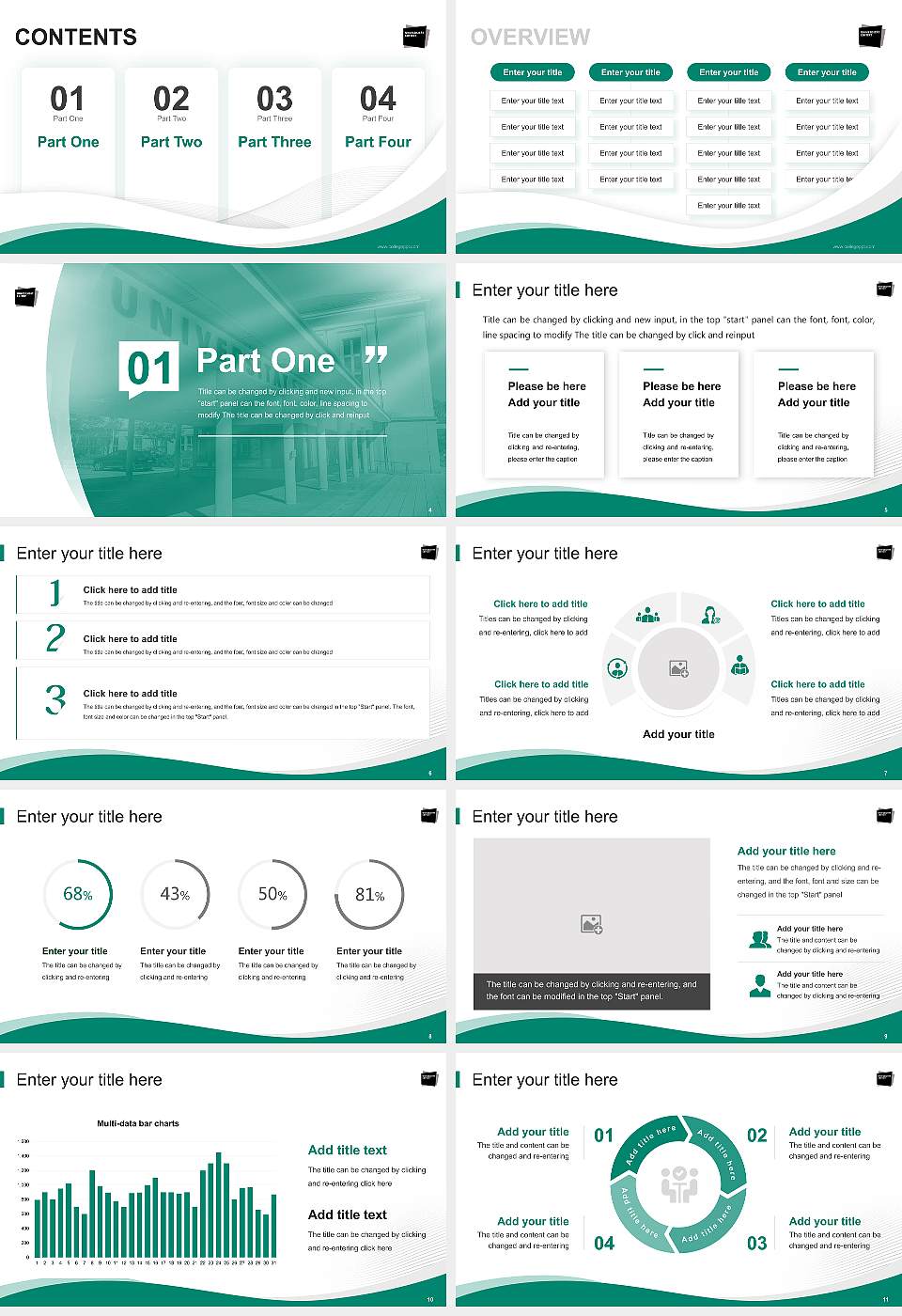 University of Erfurt Lecture Sharing and Networking Event PPT Template16:9 ratio PPT effect preview image2