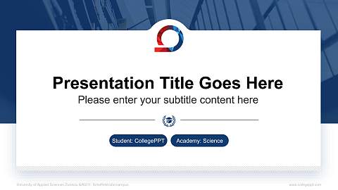 University of Applied Sciences Zwickau – Scheffelstraße campus National Scholarship Defense PPT Template