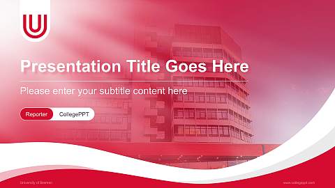 University of Bremen Lecture Sharing and Networking Event PPT Template