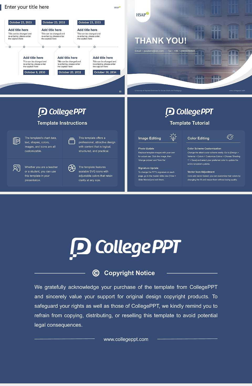 University of Applied Sciences for Social Work and Pedagogy Lecture Sharing and Networking Event PPT Template4:3 ratio PPT effect preview image4