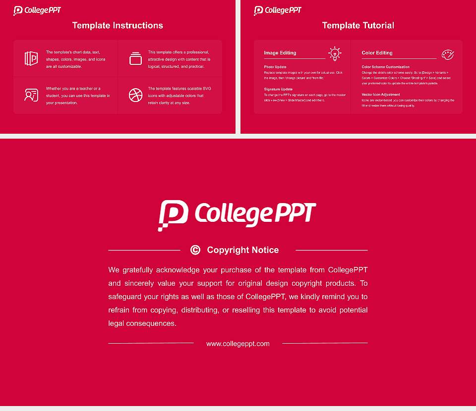 SDI Munich International University of Applied Sciences Course/Courseware Creation PPT Template16:9 ratio PPT effect preview image5