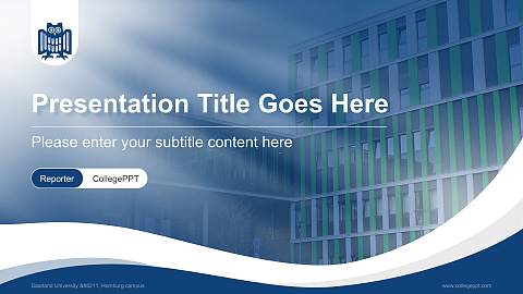 Saarland University – Homburg campus Lecture Sharing and Networking Event PPT Template