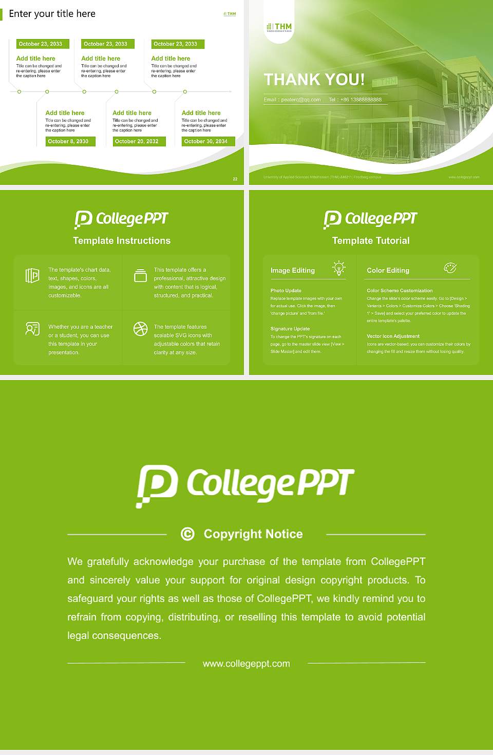 University of Applied Sciences Mittelhessen (THM) – Friedberg campus Lecture Sharing and Networking Event PPT Template4:3 ratio PPT effect preview image4