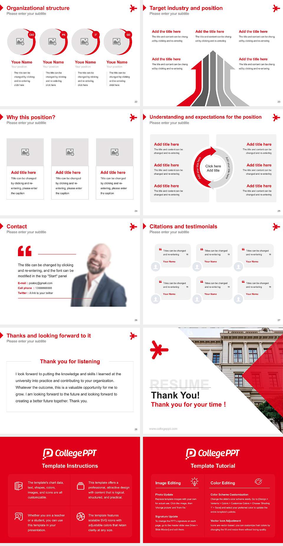 RheinMain University of Applied Sciences – Bleichstraße campus Resume PPT Template4:3 ratio PPT effect preview image4