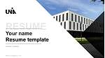 University of Augsburg Resume PPT Template