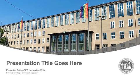 University of Cologne Course/Courseware Creation PPT Template