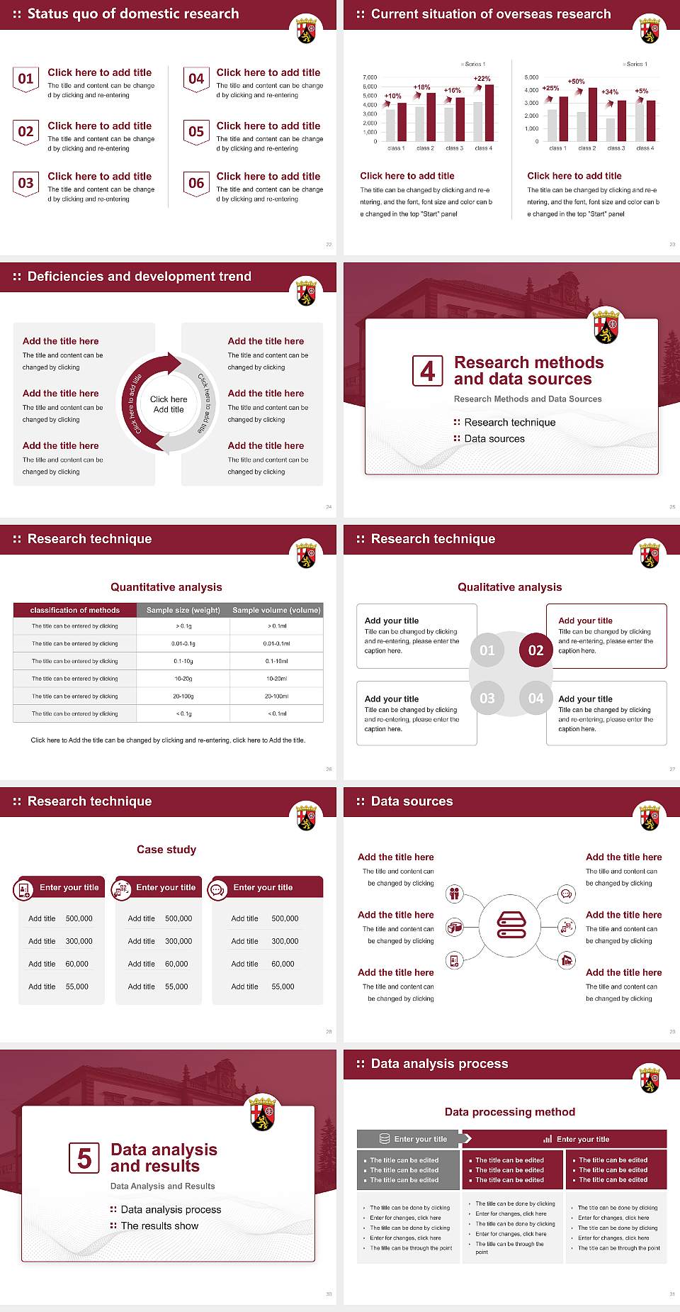 University of Finance Rhineland-Palatinate Graduation Thesis Defense PPT Template4:3 ratio PPT effect preview image4
