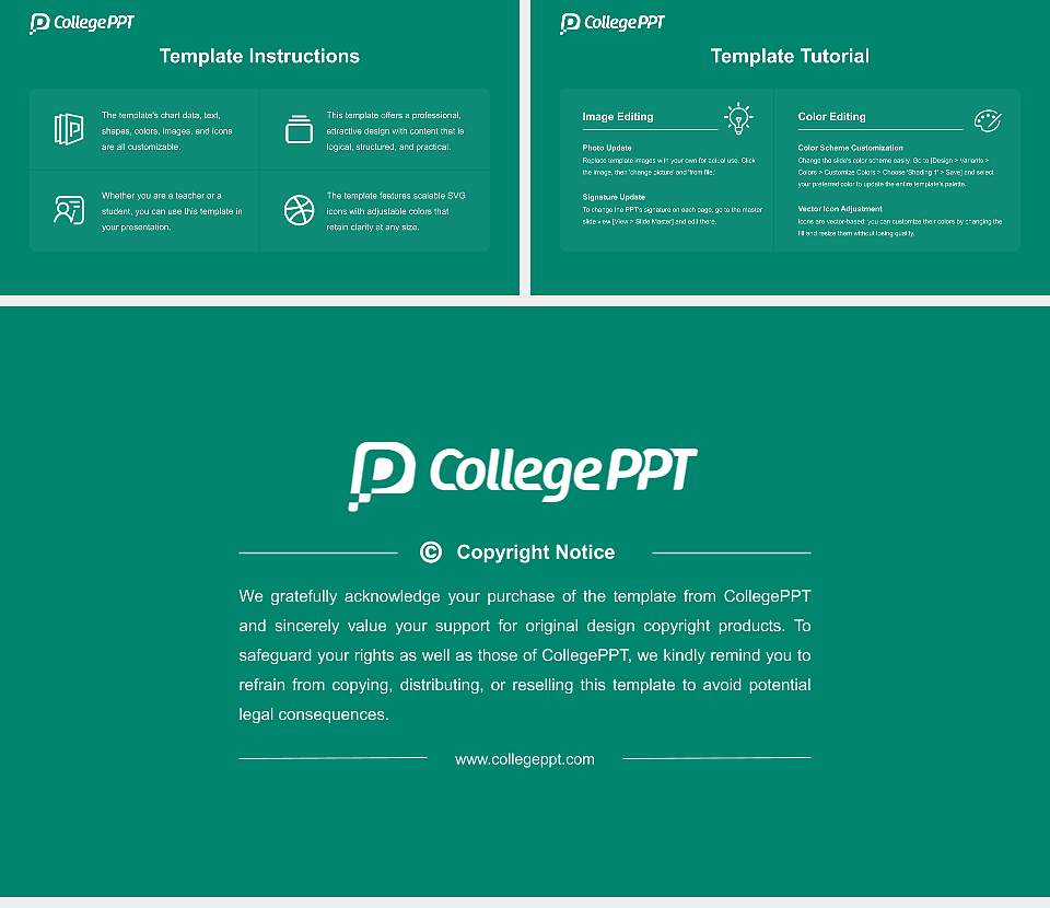 University of Erfurt Course/Courseware Creation PPT Template16:9 ratio PPT effect preview image5