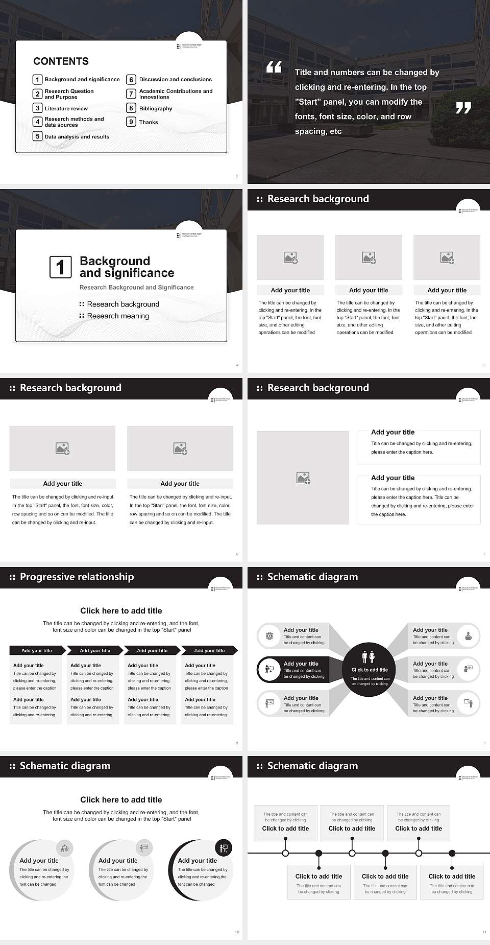Reutlingen University – Technology, Business, Informatics, Design Graduation Thesis Defense PPT Template4:3 ratio PPT effect preview image2