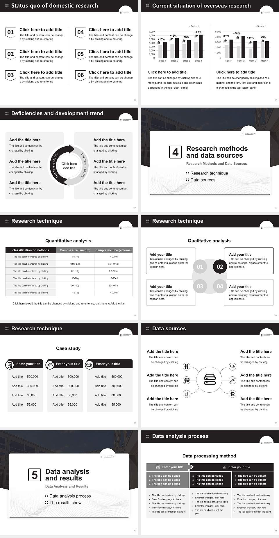 Reutlingen University – Technology, Business, Informatics, Design Graduation Thesis Defense PPT Template4:3 ratio PPT effect preview image4