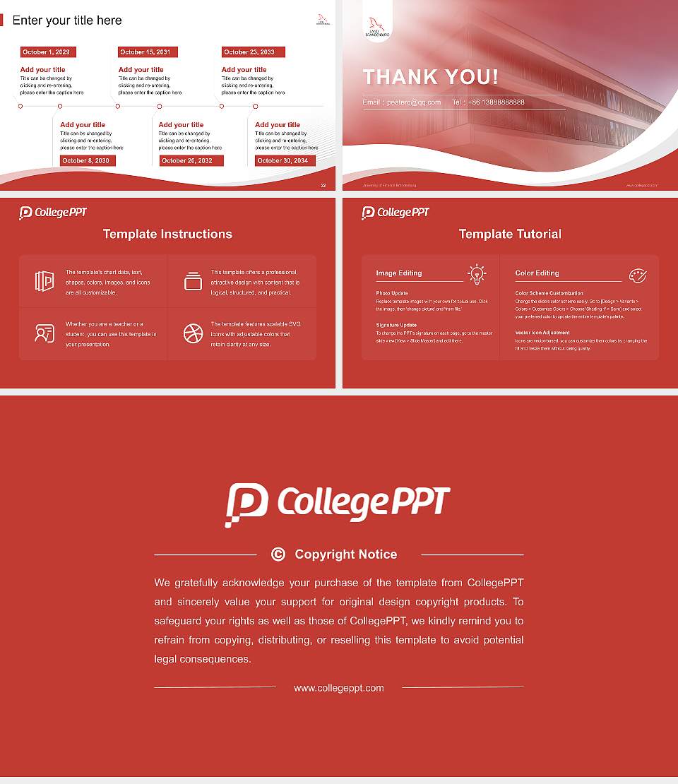 University of Finance Brandenburg Lecture Sharing and Networking Event PPT Template16:9 ratio PPT effect preview image4