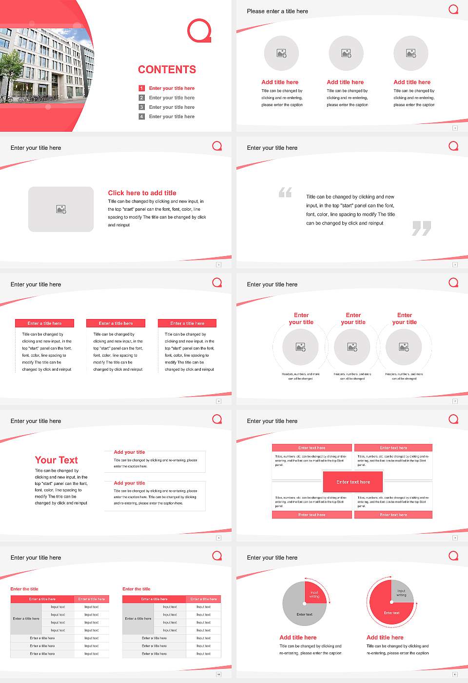 Quadriga University of Applied Sciences Course/Courseware Creation PPT Template16:9 ratio PPT effect preview image2