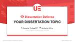 University of Europe for Applied Sciences Disputation Powerpoint Vorlage