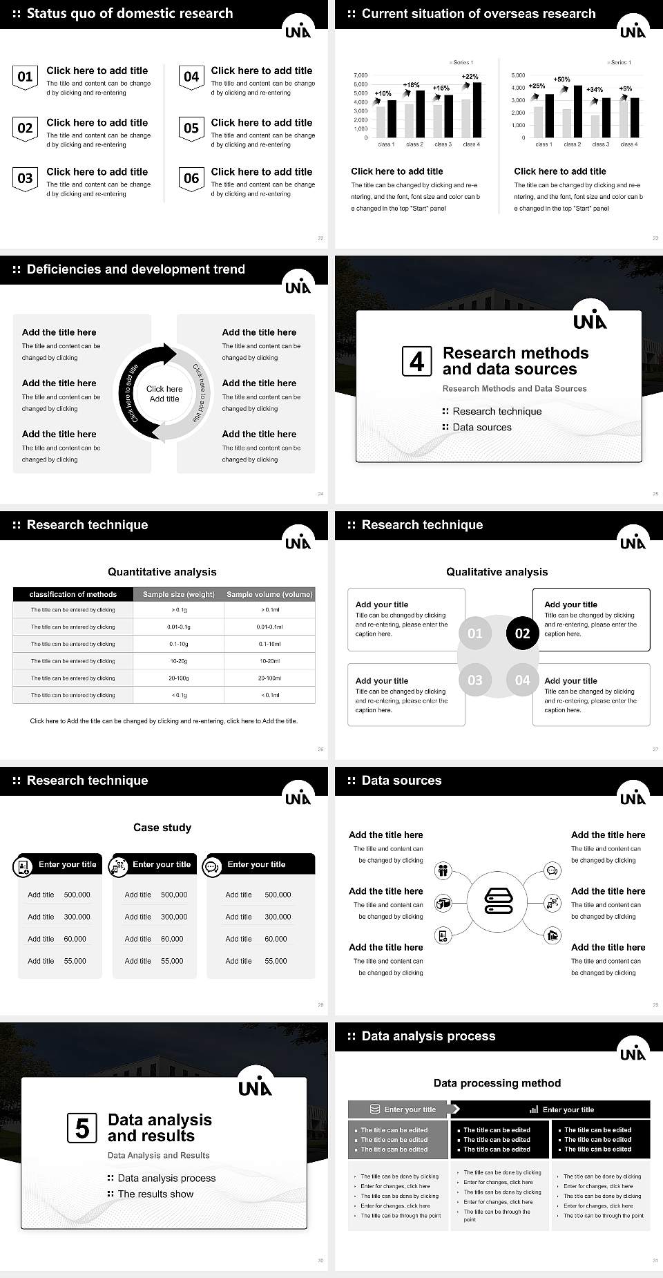 University of Augsburg Graduation Thesis Defense PPT Template4:3 ratio PPT effect preview image4