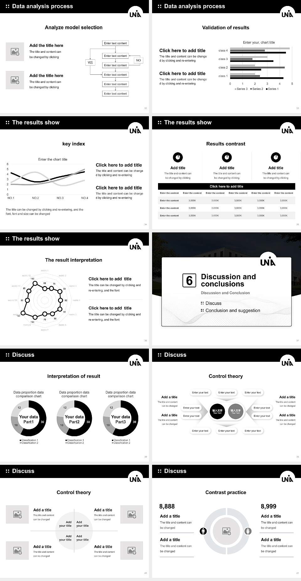 University of Augsburg Graduation Thesis Defense PPT Template4:3 ratio PPT effect preview image5