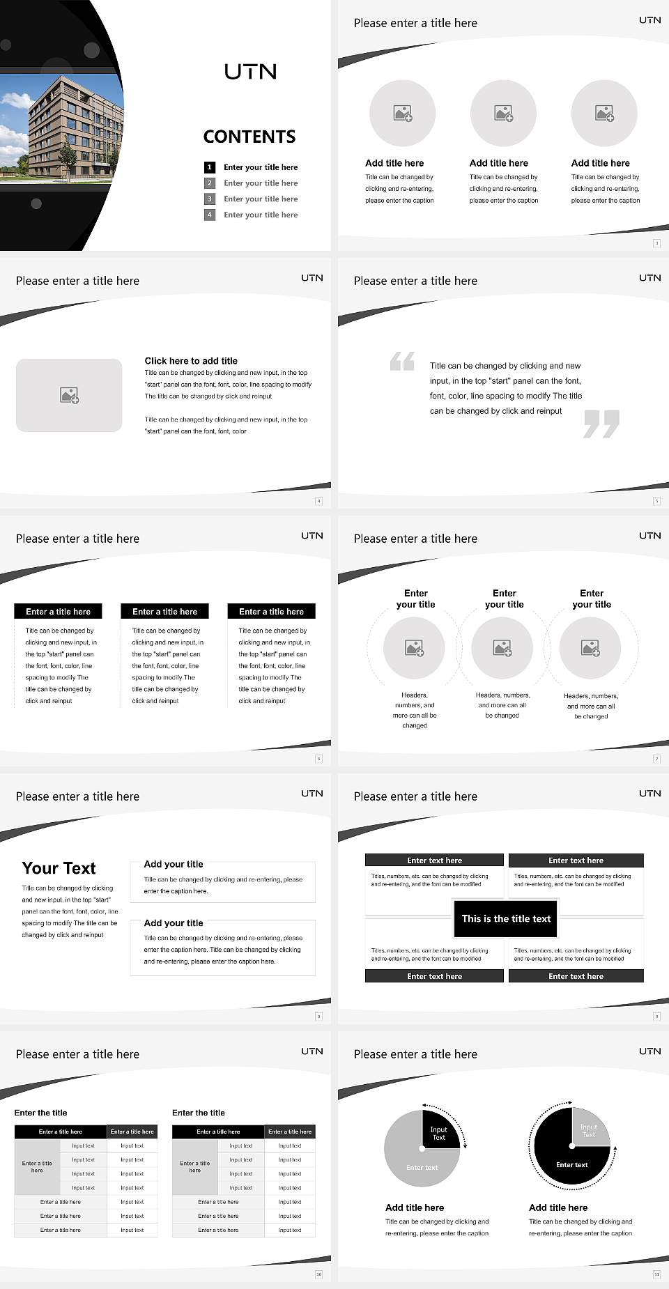 Technical University of Nuremberg Course/Courseware Creation PPT Template4:3 ratio PPT effect preview image2