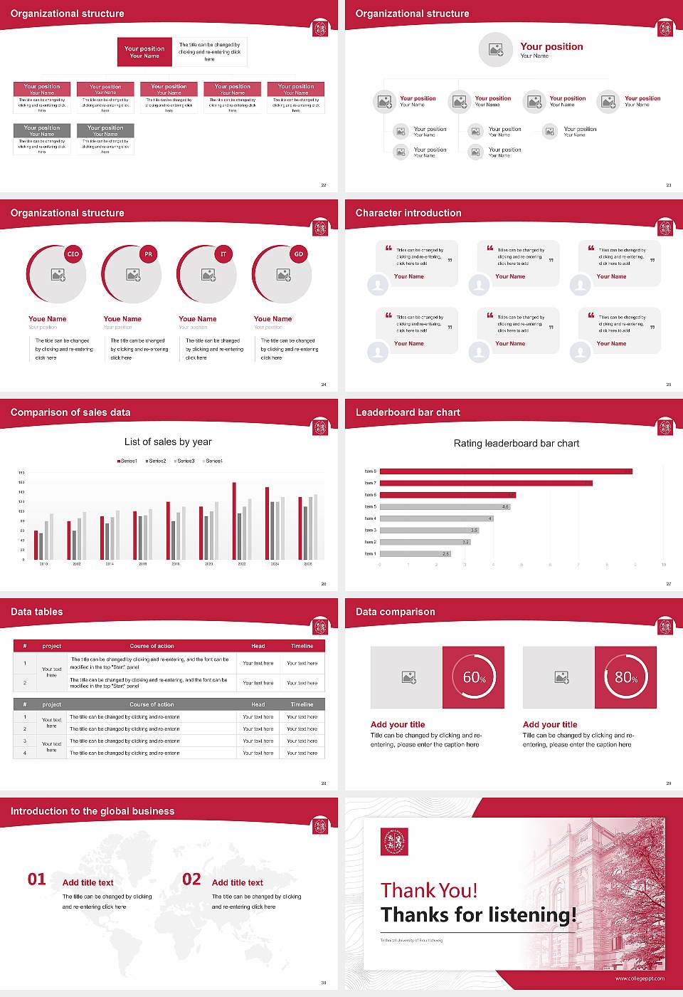 Technical University of Braunschweig Academic Presentation/Research Findings Report PPT Template16:9 ratio PPT effect preview image4