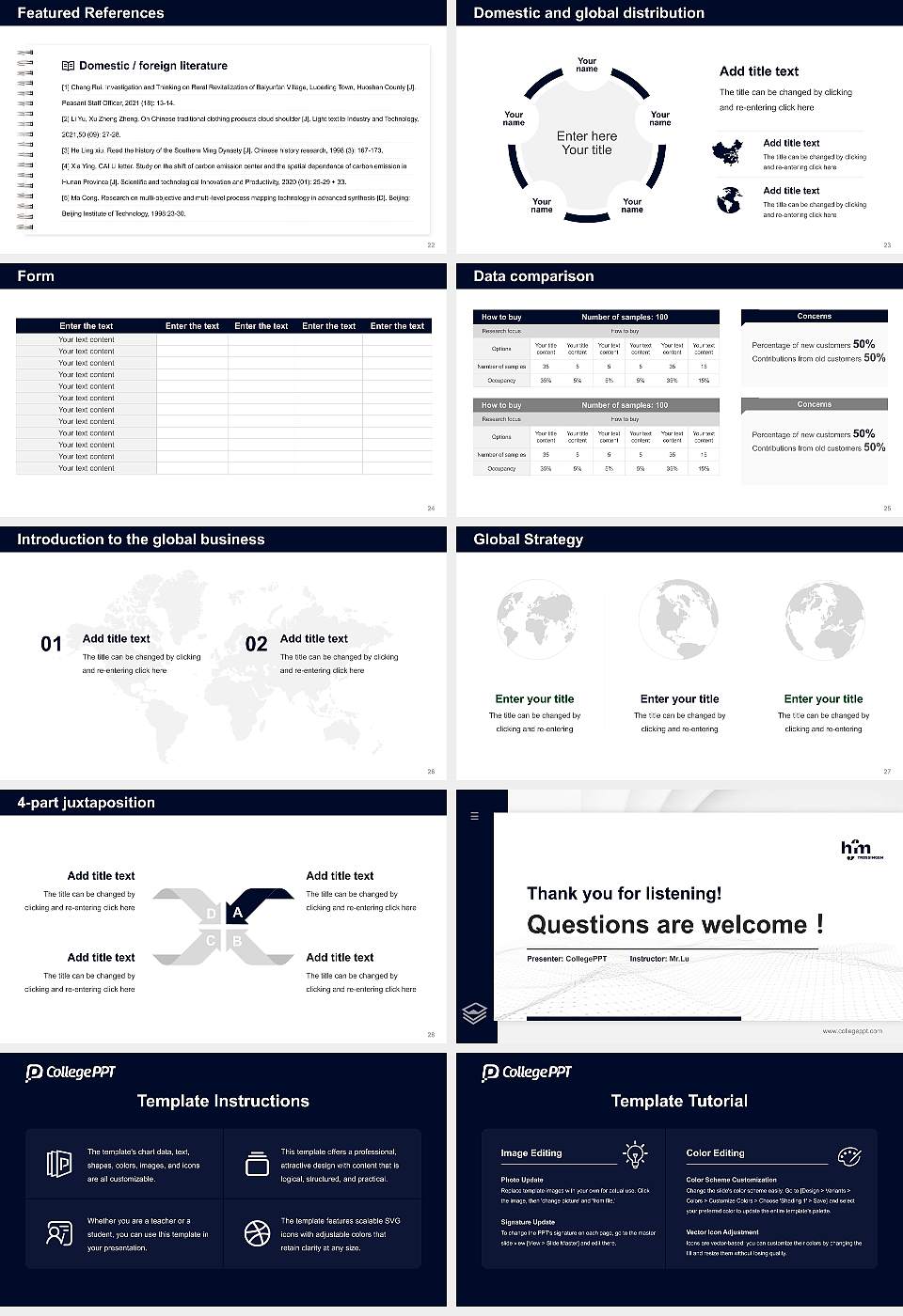 State University of Music Trossingen Thesis Proposal/Graduation Defense PPT Template16:9 ratio PPT effect preview image4