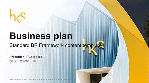 University of Arts in Social Contexts Ottersberg Competition/Entrepreneurship Contest PPT Template