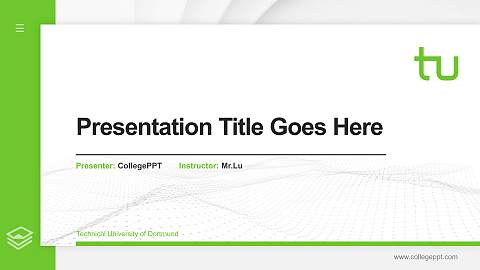 Technical University of Dortmund Thesis Proposal/Graduation Defense PPT Template