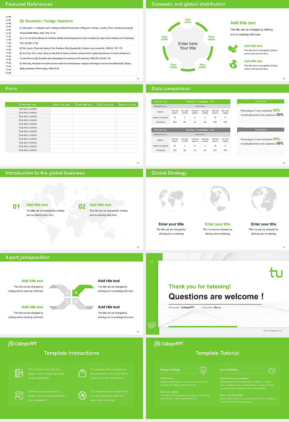 Technical University of Dortmund Thesis Proposal/Graduation Defense PPT Template16:9 ratio PPT effect preview image4