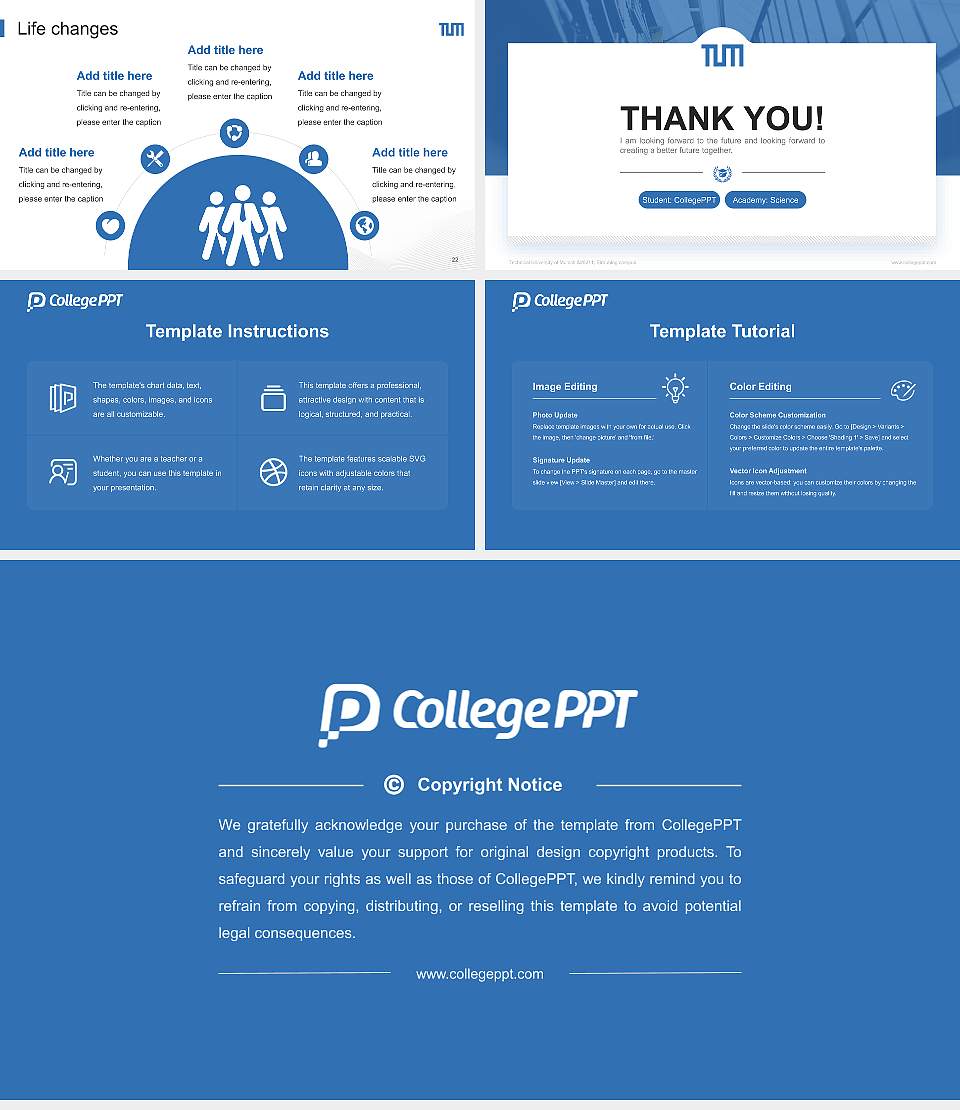 Technical University of Munich – Straubing campus National Scholarship Defense PPT Template16:9 ratio PPT effect preview image4