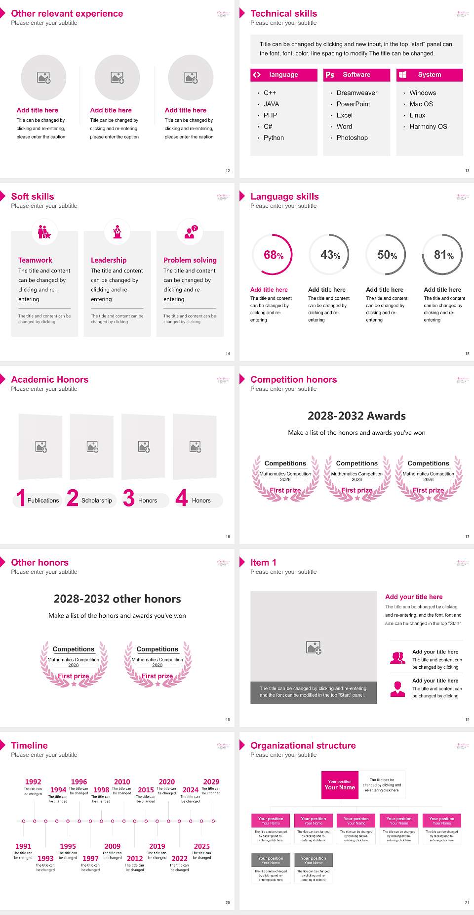 Robert Schumann University of Music Düsseldorf Resume PPT Template4:3 ratio PPT effect preview image3