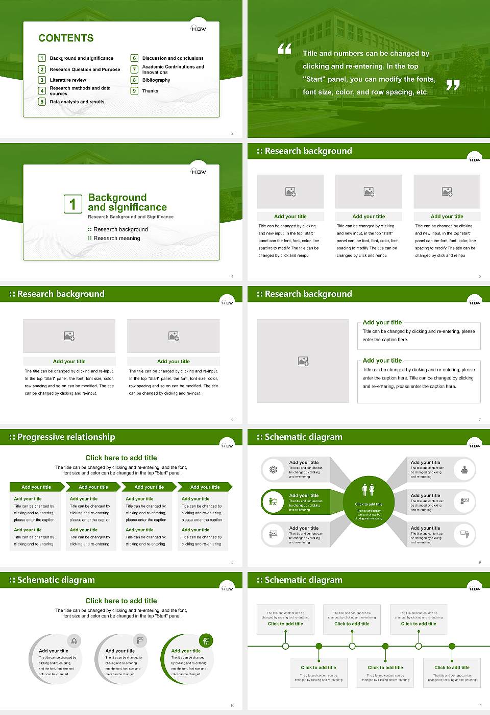 University of Applied Sciences for the Bavarian Economy Graduation Thesis Defense PPT Template16:9 ratio PPT effect preview image2