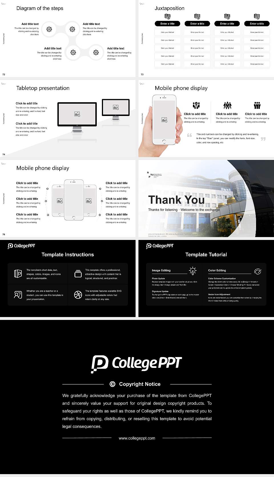 Rhineland-Palatinate Technical University Kaiserslautern-Landau Competition/Entrepreneurship Contest PPT Template16:9 ratio PPT effect preview image9
