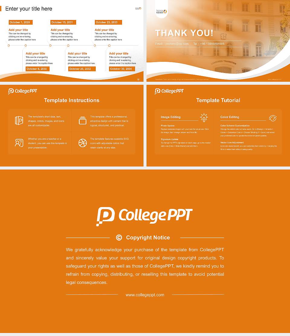 Rosenheim Technical University of Applied Sciences – Chiemgau campus Lecture Sharing and Networking Event PPT Template16:9 ratio PPT effect preview image4