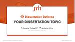 SRH University Heidelberg Soutenance de thèse Modèle PPT